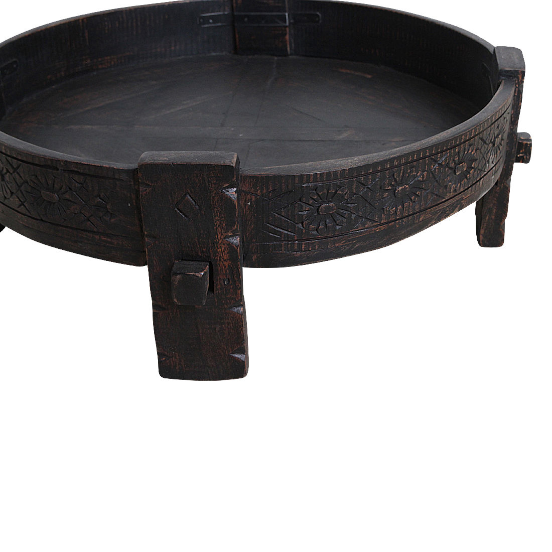 Chakki Side Table Black - 73x73x25 cm