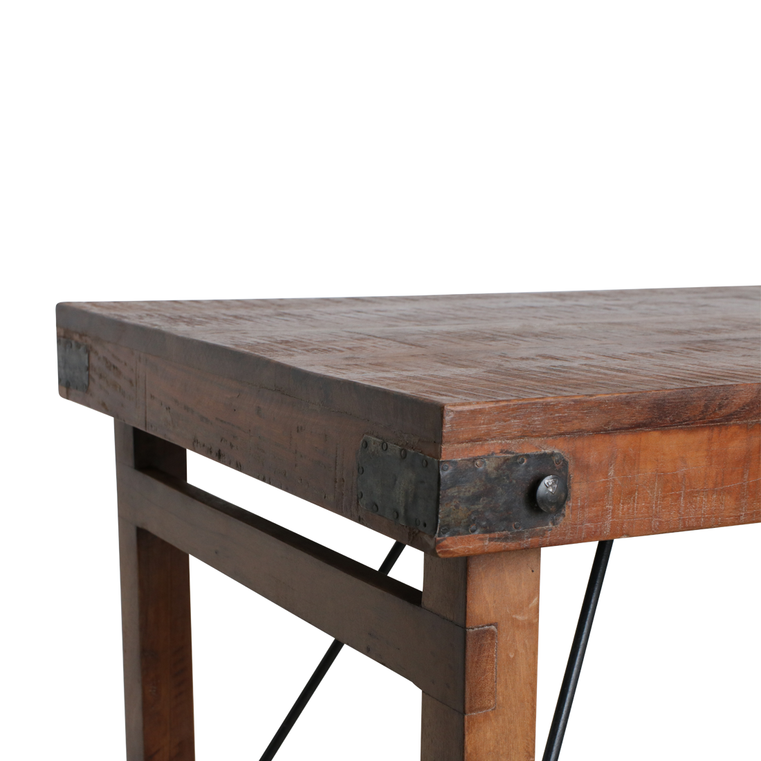 Inklapbare bartafel bruin - 170x60x107 cm