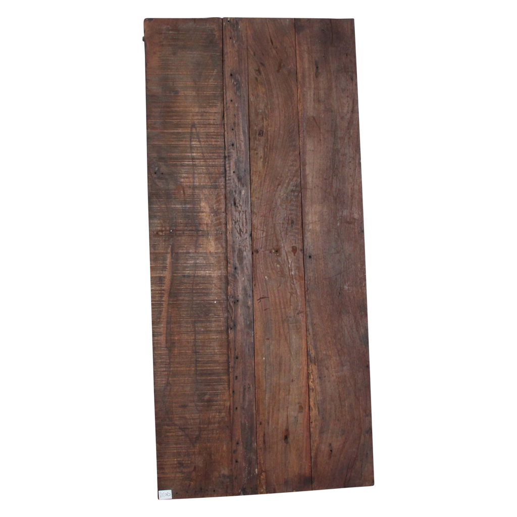 Inklapbare vintage eettafel - Gerecycled hout - 165x75x76 cm