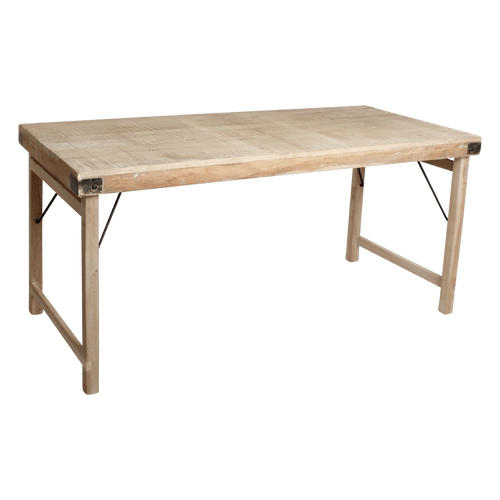 Limewash opklapbare eettafel - 165x75x76 cm - Noël Home