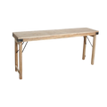 Limewash opklapbare wandtafel/console tafel - 170x40x76 cm