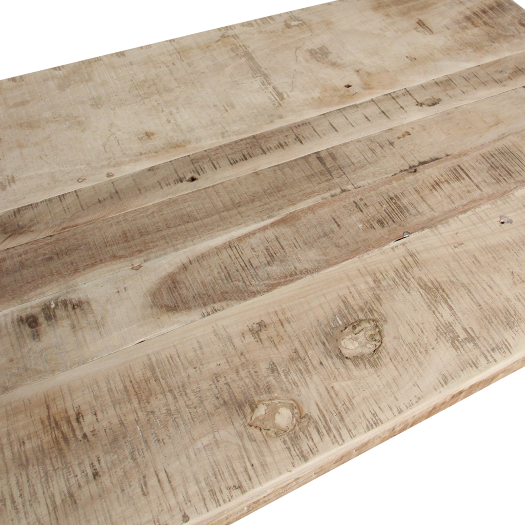 Limewash inklapbare salontafel - 120x75x45 cm
