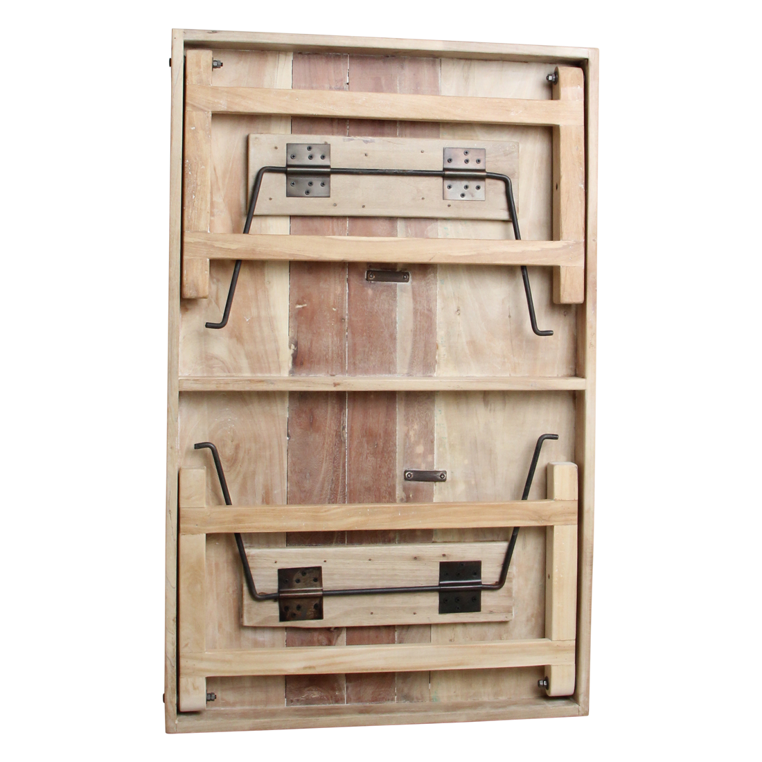 Limewash inklapbare salontafel - 120x75x45 cm