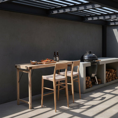 Limewash inklapbare bartafel - 170x60x107 cm - Noël Home