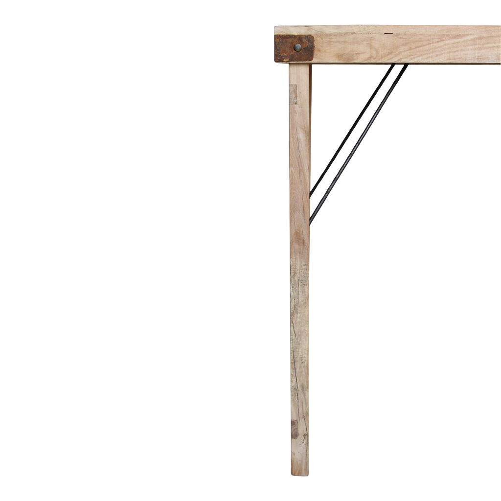 Limewash inklapbare bartafel - 170x60x107 cm