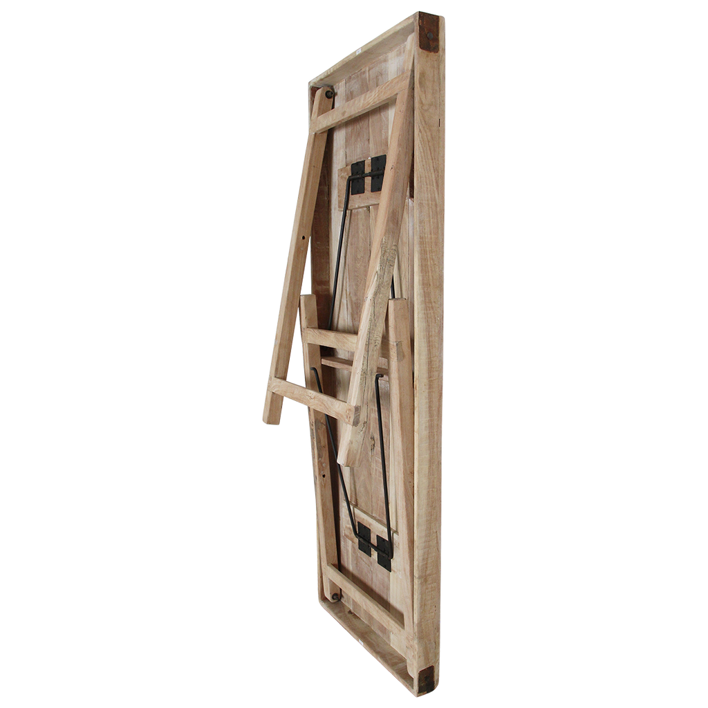 Limewash inklapbare bartafel - 170x60x107 cm