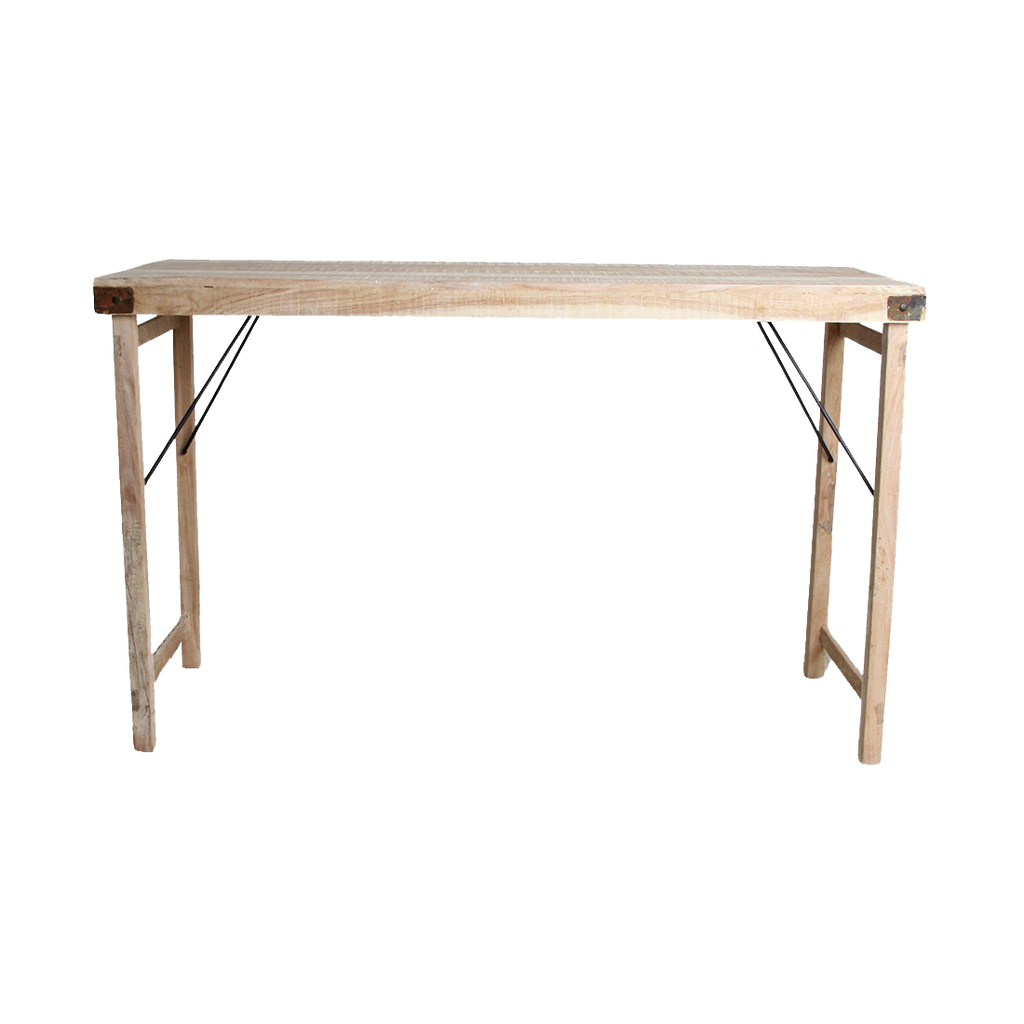 Limewash inklapbare bartafel - 170x60x107 cm