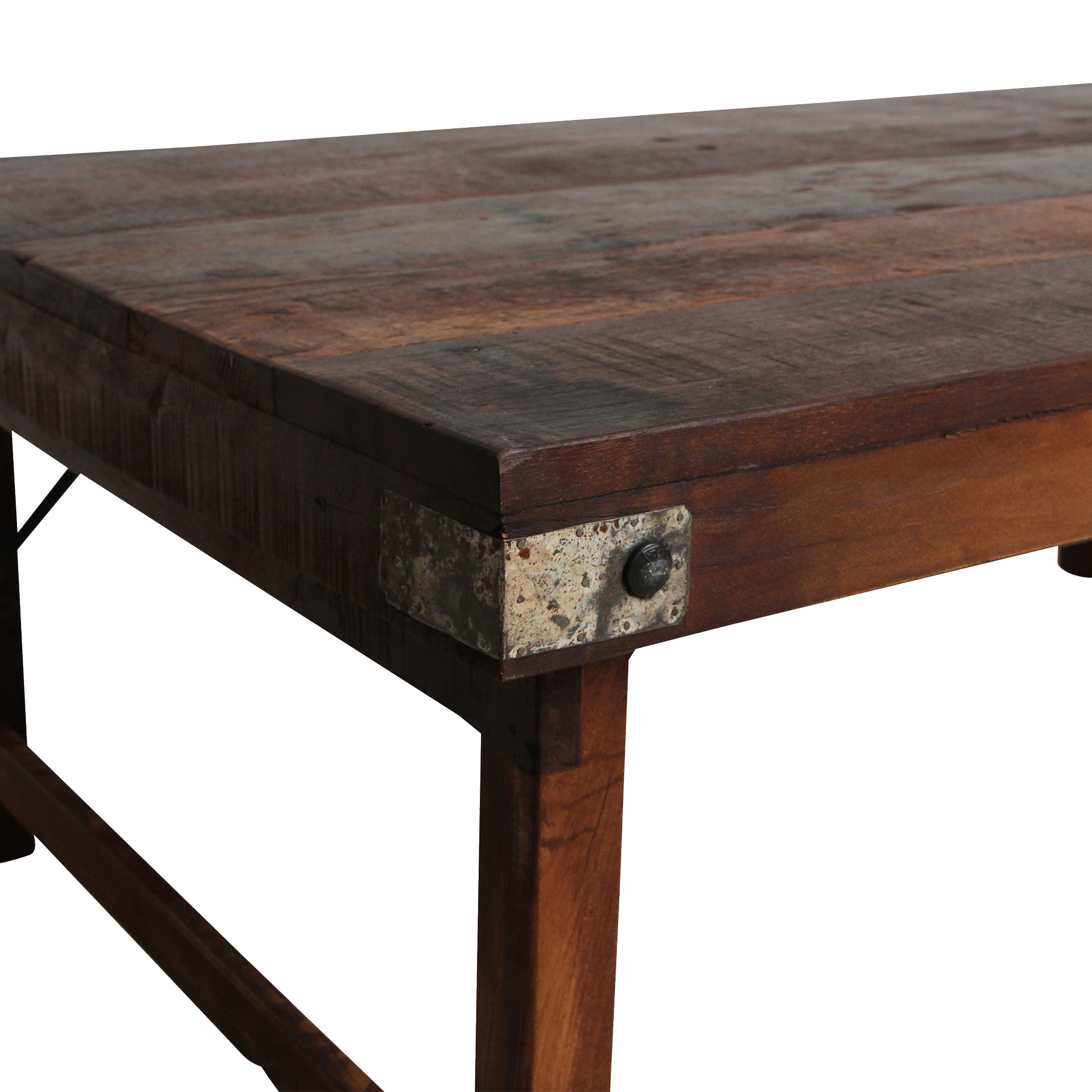 Bruine inklapbare salontafel - 120x75x45 cm