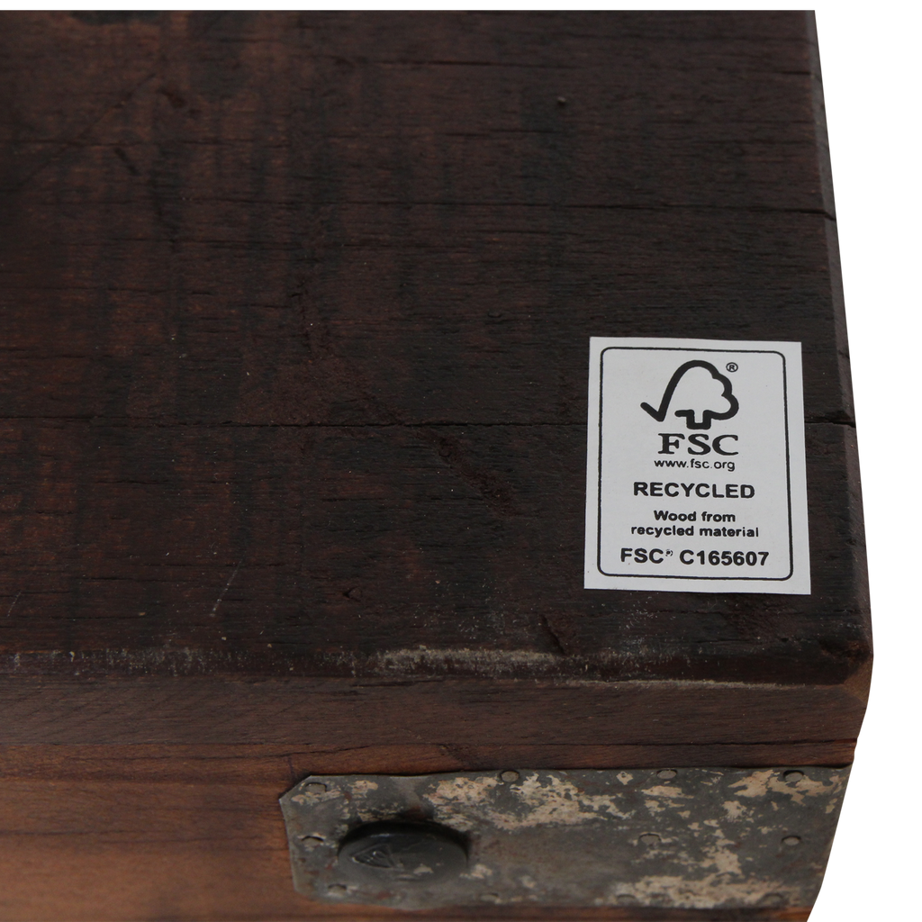 Bruine inklapbare salontafel - 120x75x45 cm