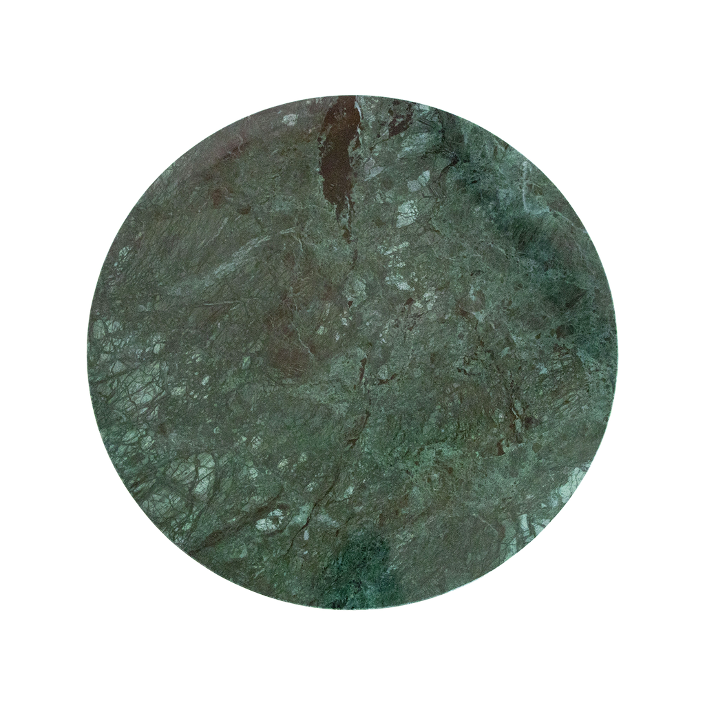 Marmeren bijzettafel rond - groen