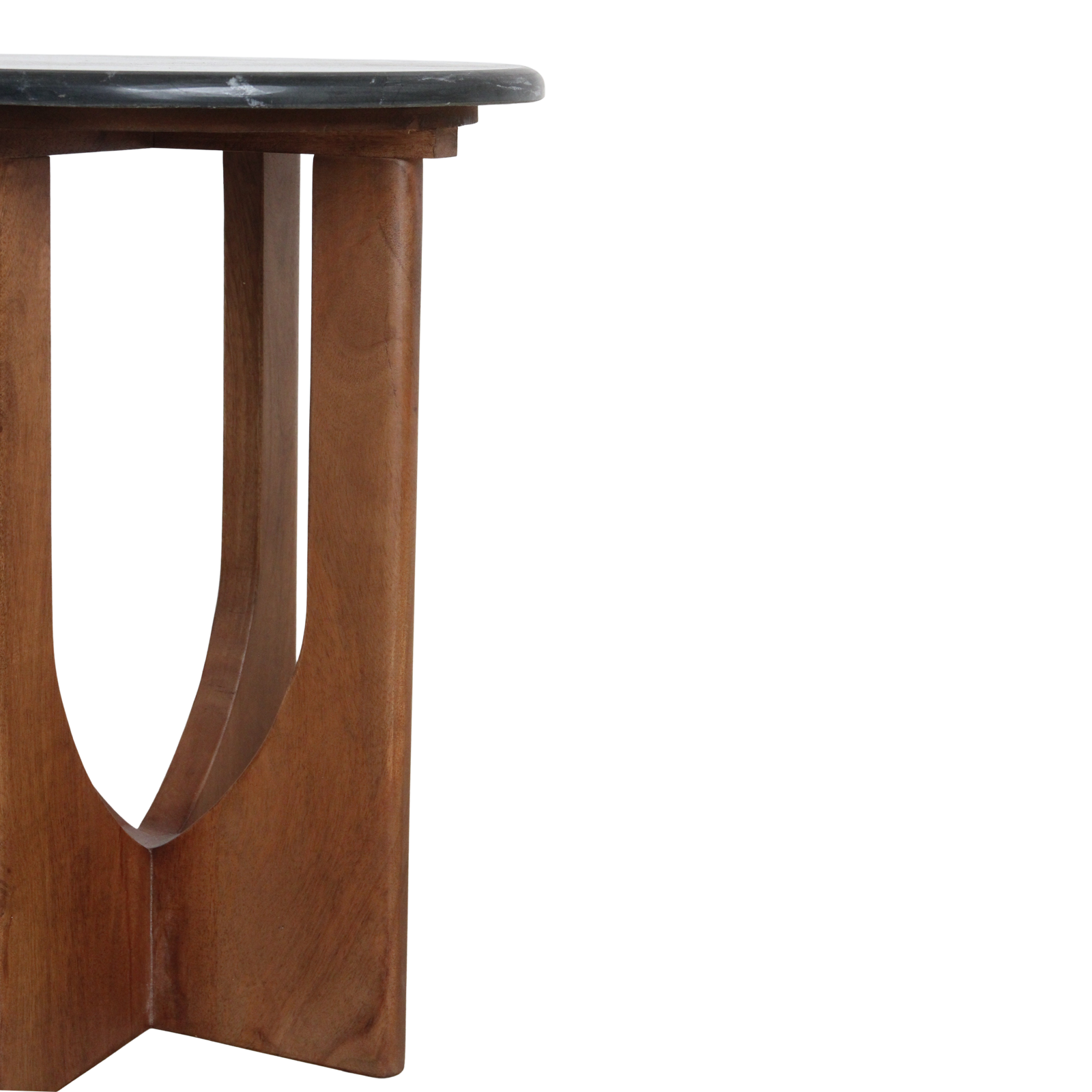 Brunei marmeren bijzettafel - zwart
