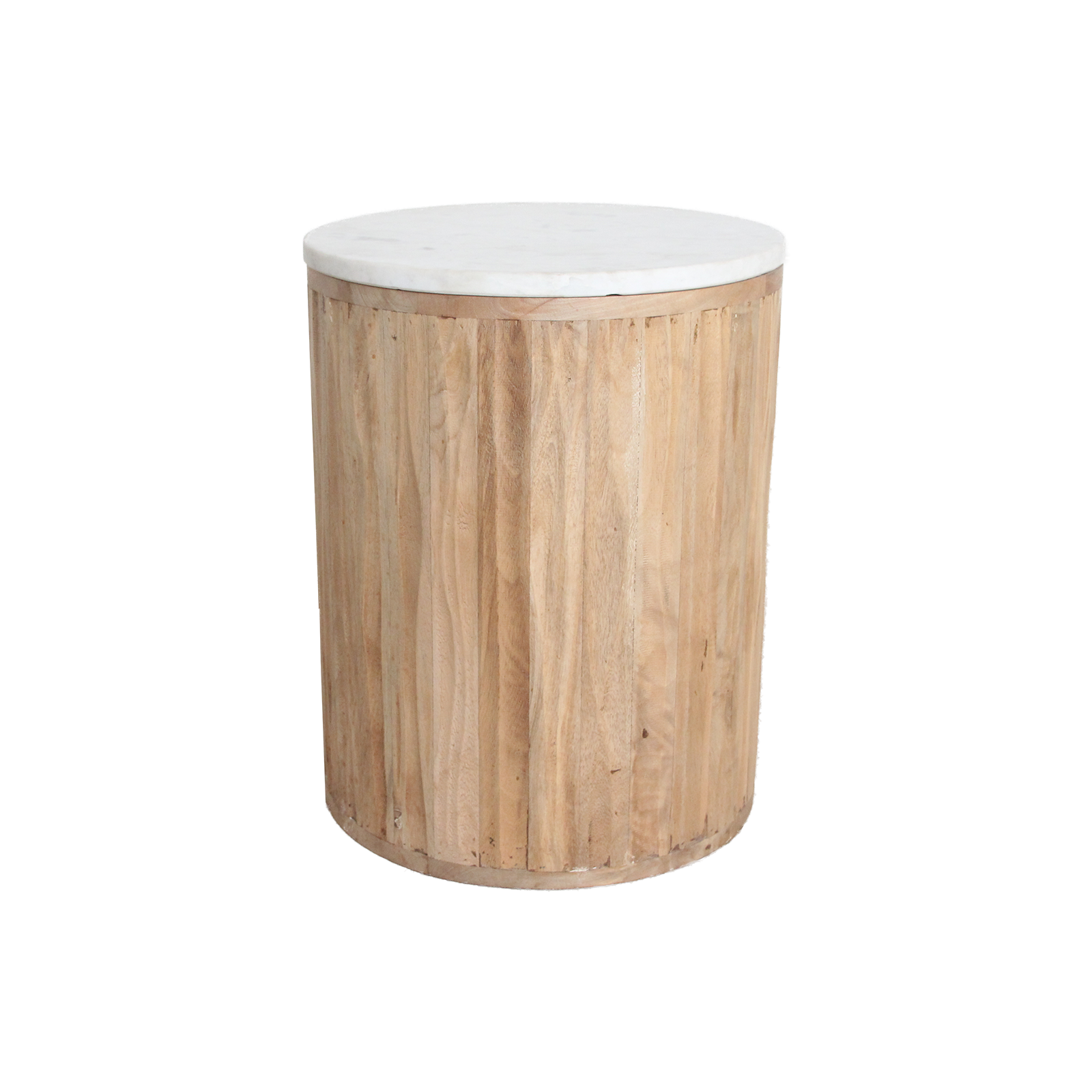 Malakka marmeren bijzettafel - wit