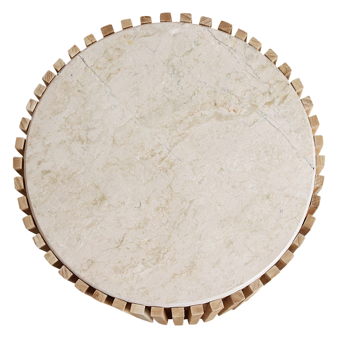Infinity ronde marmeren bijzettafel