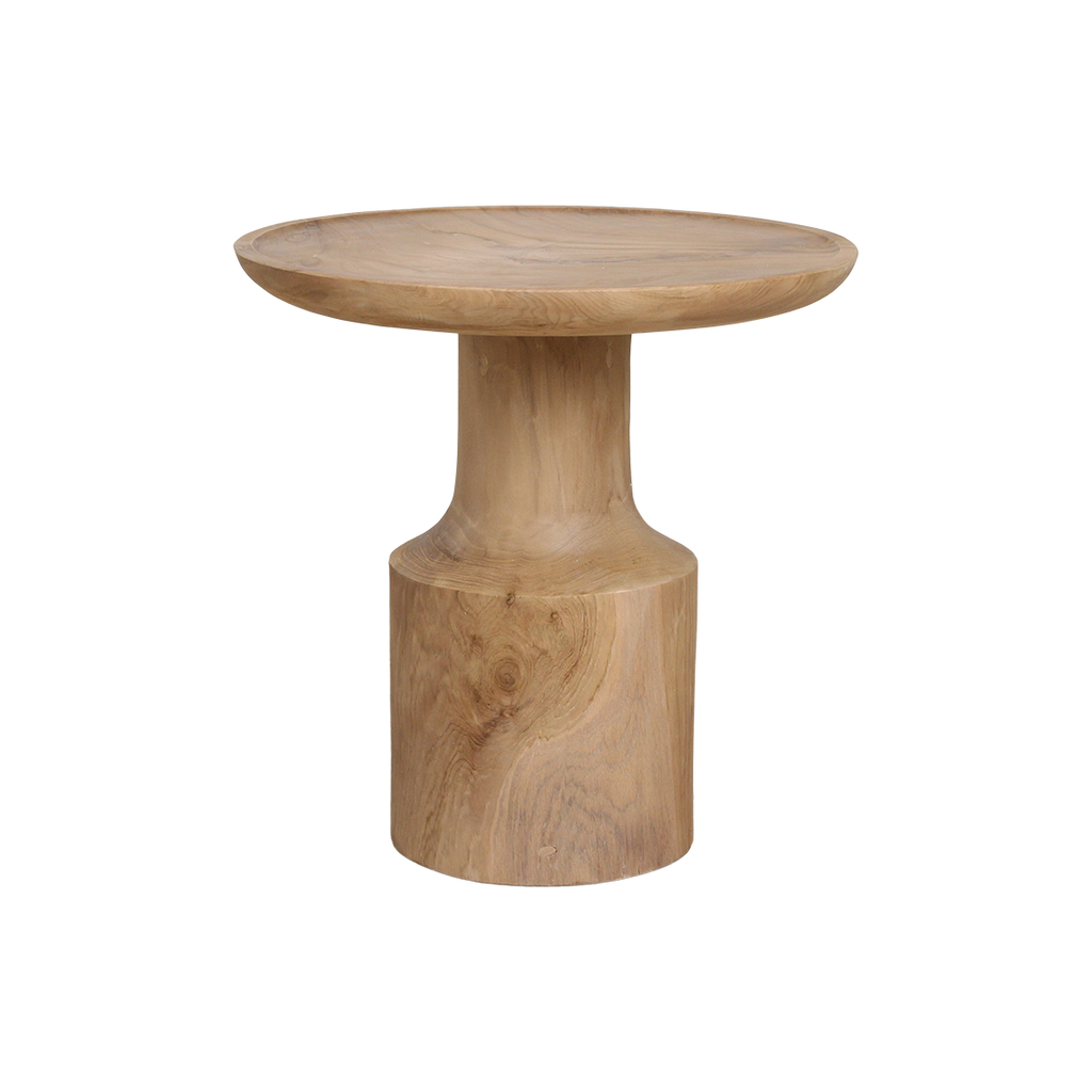 Nero teak side table Day - natural teak