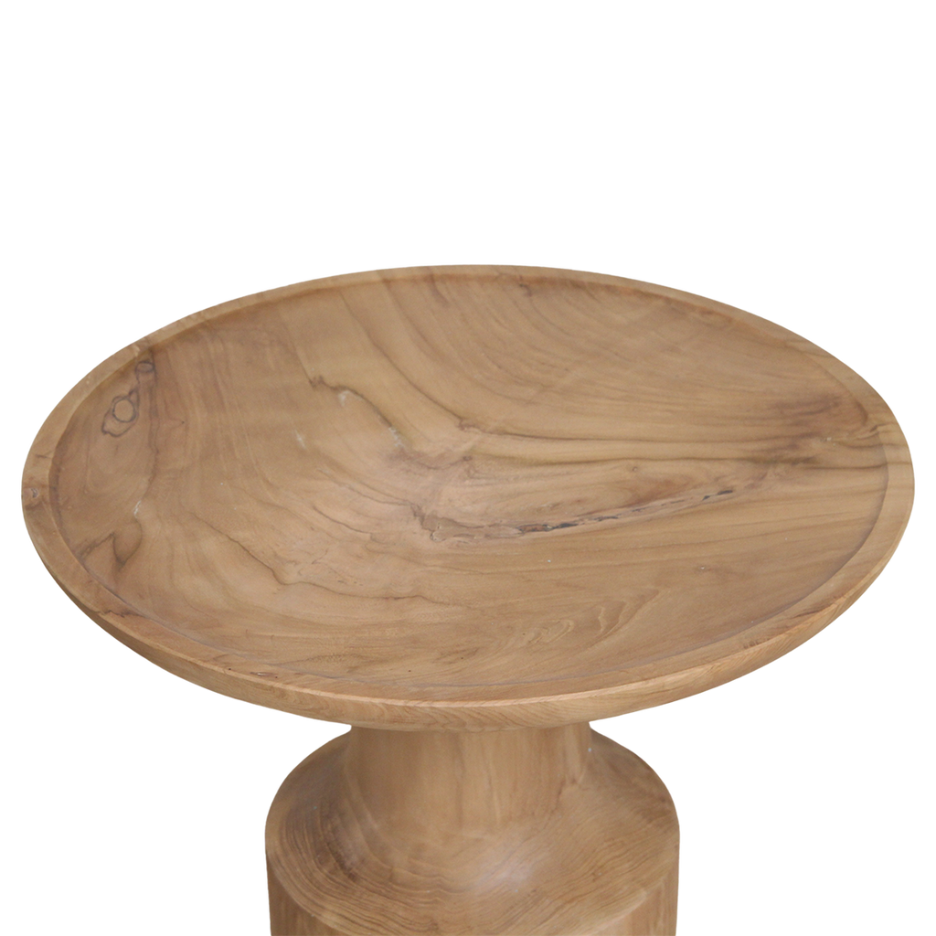 Nero teak side table Day - natural teak