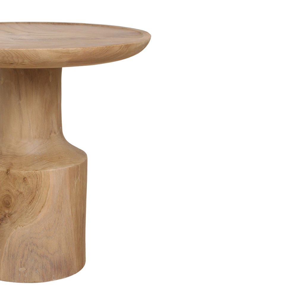 Nero teak side table Day - natural teak