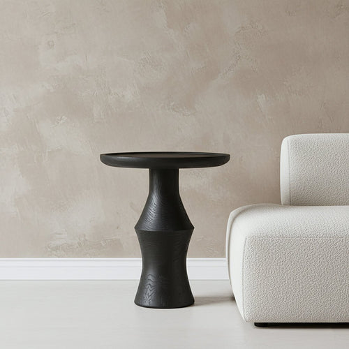Nero teakhouten bijzettafel Twilight - zwart - Noël Home