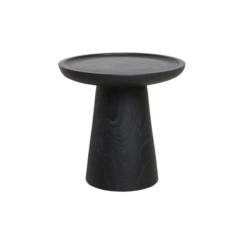 Nero Teak Side Table Dusk - black