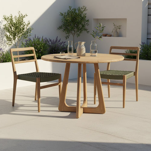 Verano teakhouten ronde tuintafel - Ø100 cm - Noël Home