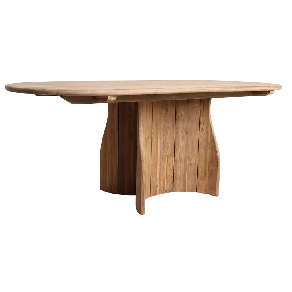 Verano teakhouten ovale tuintafel - 200 cm