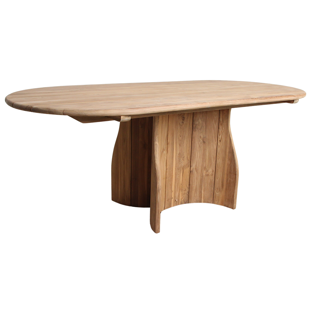 Verano teakhouten ovale tuintafel - 200 cm