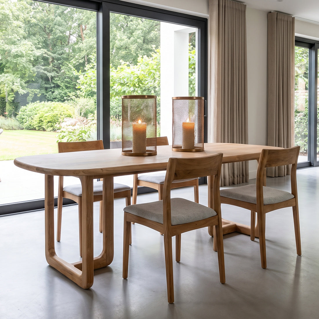 Teak dining table Invierno - 200 cm