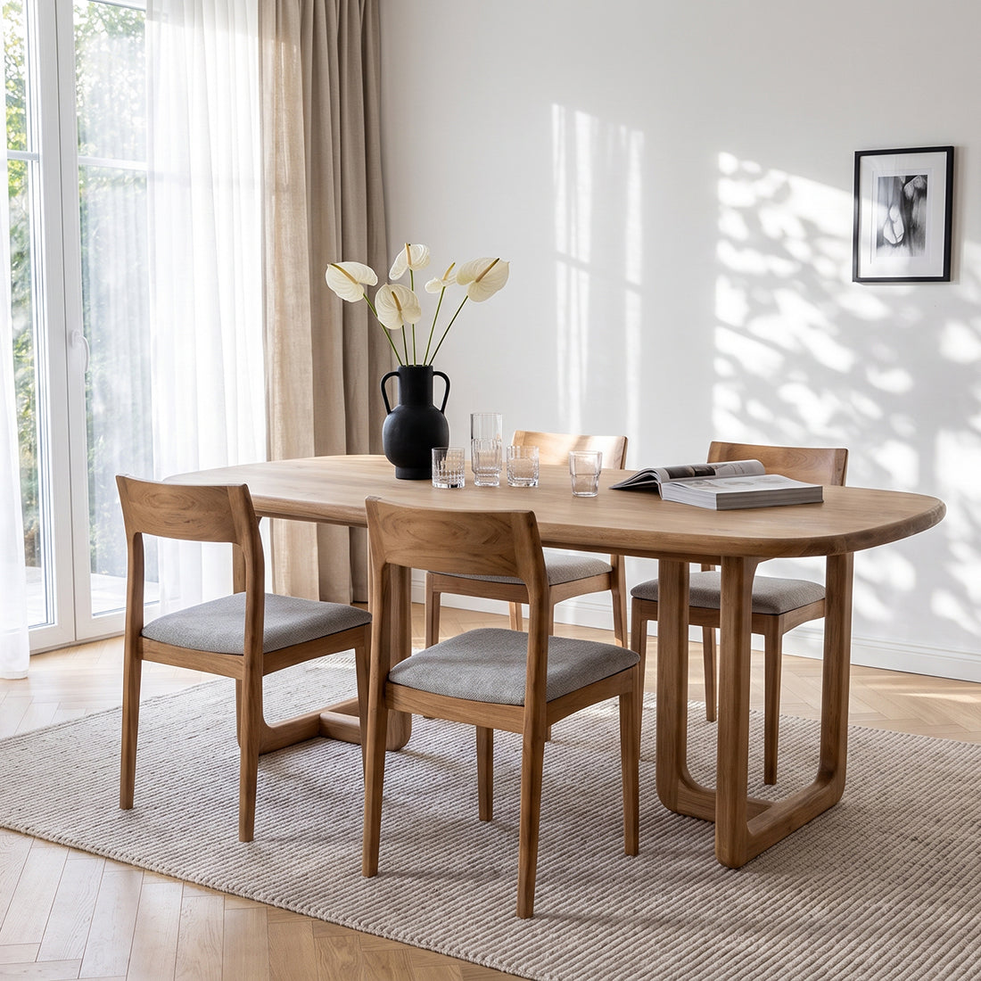 Invierno Teak Dining Table - 240 cm