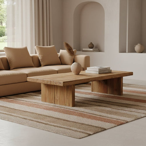 Teakhouten salontafel - FSC-gerecycled - 140x60x30 cm - Noël Home